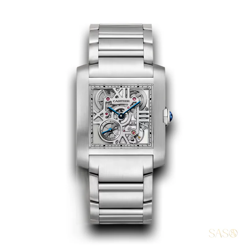 Cartier Tank Française Skeleton Large Model WHTA0025