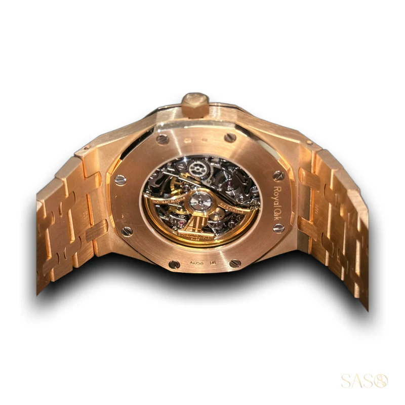 Audemars Piguet Royal Oak Double Balance Wheel Openworked Rose Gold 15407OR.OO.1220OR.01