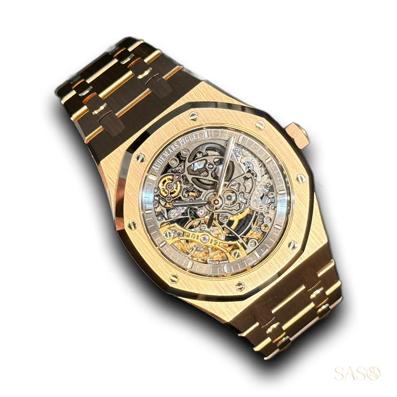 Audemars Piguet Royal Oak Double Balance Wheel Openworked Rose Gold 15407OR.OO.1220OR.01