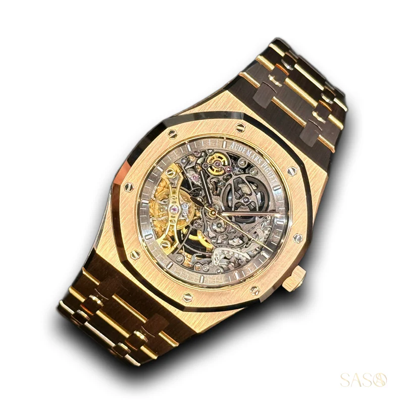 Audemars Piguet Royal Oak Double Balance Wheel Openworked Rose Gold 15407OR.OO.1220OR.01