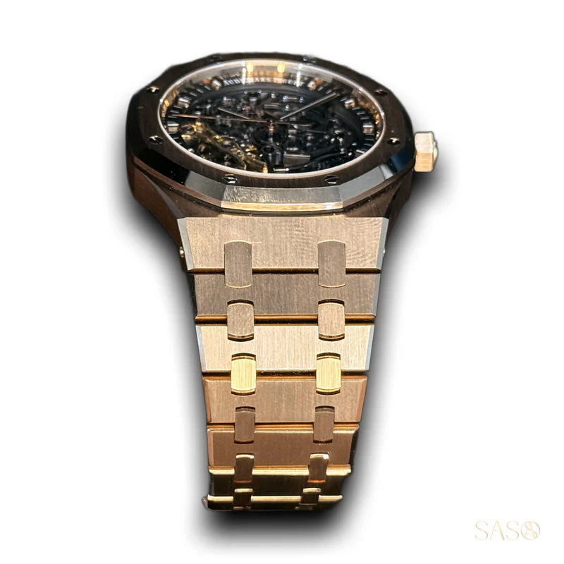 Audemars Piguet Royal Oak Double Balance Wheel Openworked Rose Gold 15407OR.OO.1220OR.01