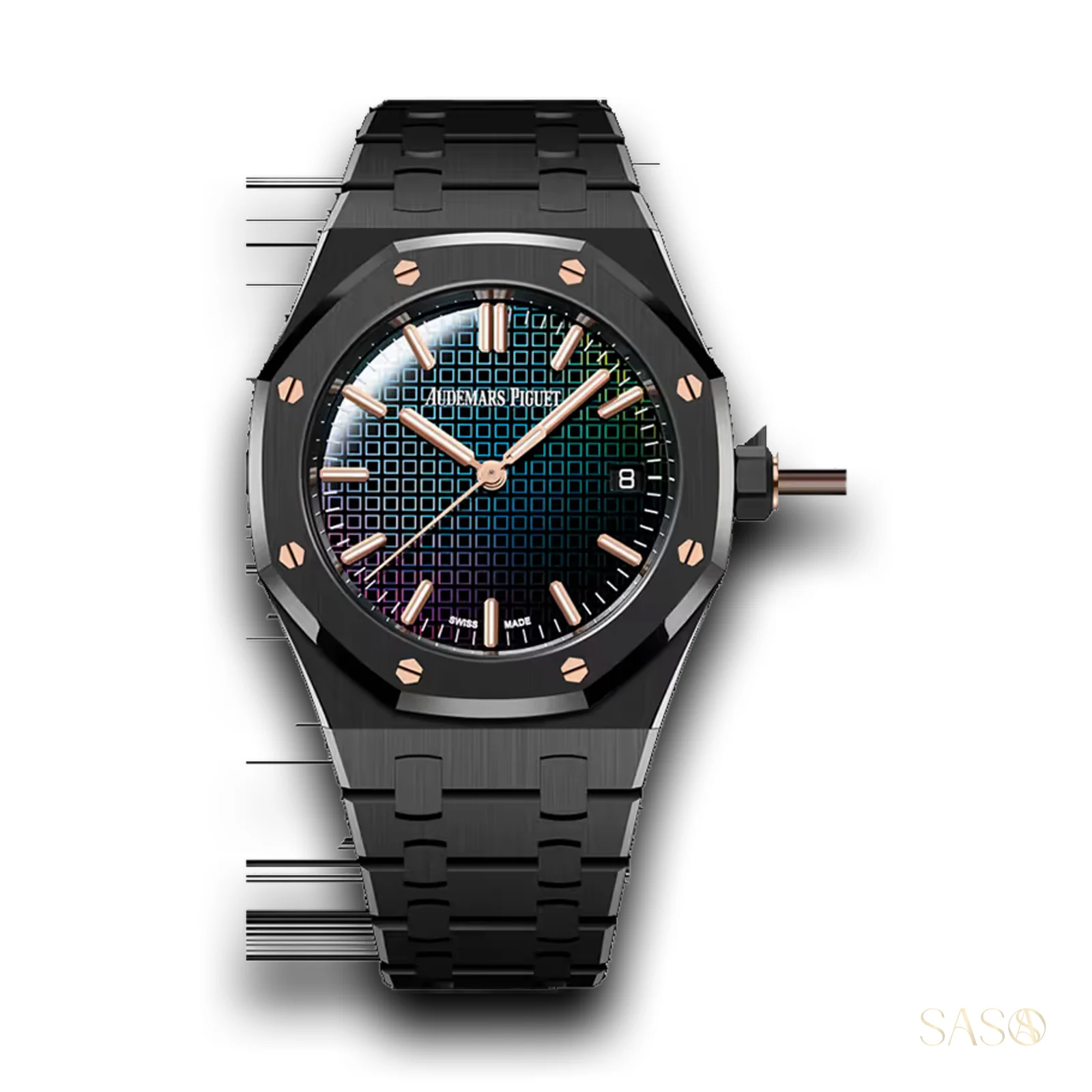 Audemars Piguet Royal Oak Carolina Bucci Black Rainbow 77350CE