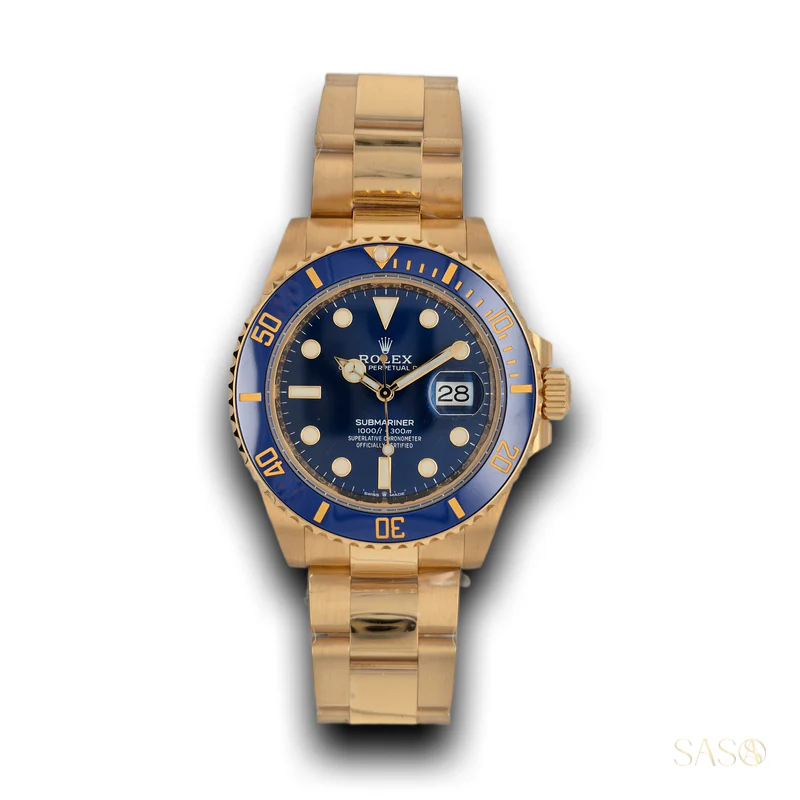 Rolex Submariner Date Bluesy 18ct Yellow Gold 126618LB
