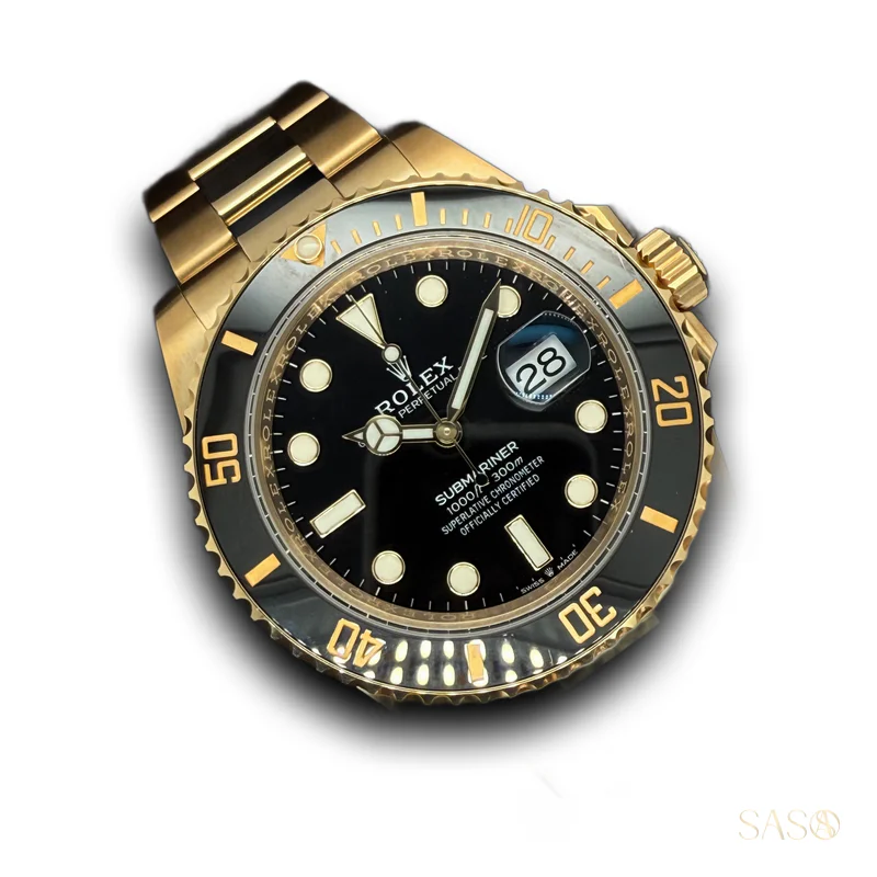 Rolex Submariner Black Dial Yellow Gold 126618LN
