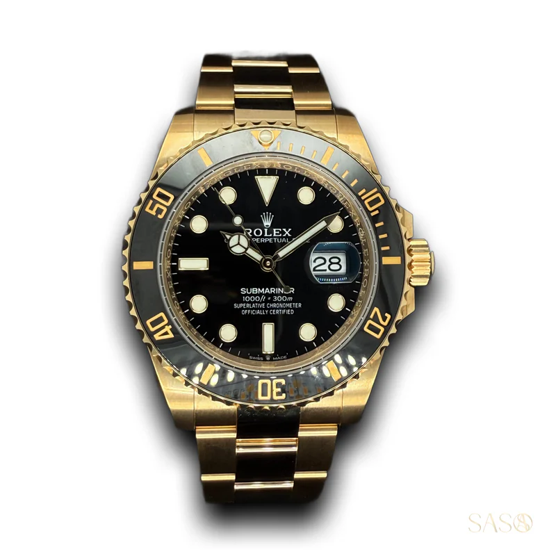 Rolex Submariner Black Dial Yellow Gold 126618LN