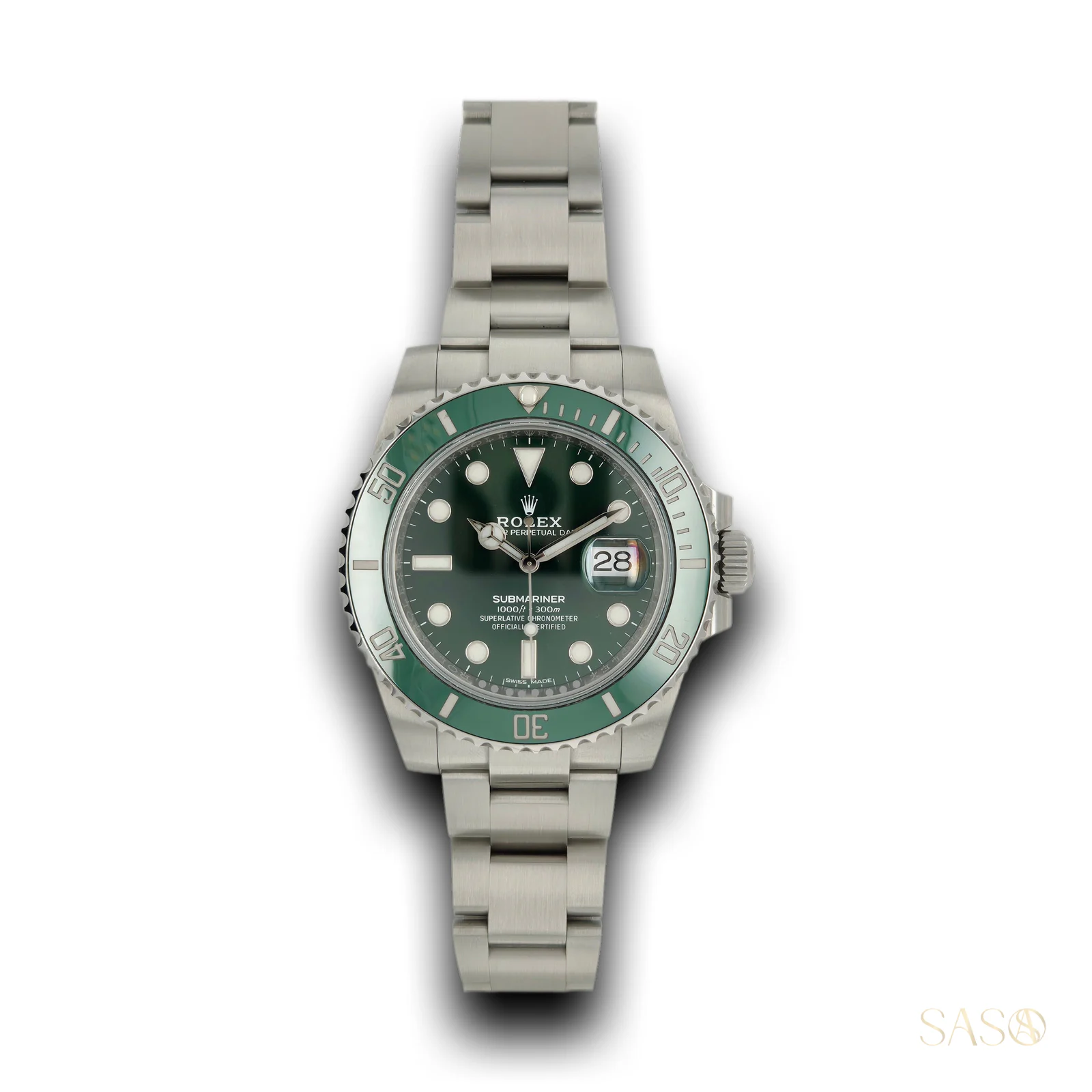 Rolex Submariner Date “Hulk” Green Dial Steel 116610LV