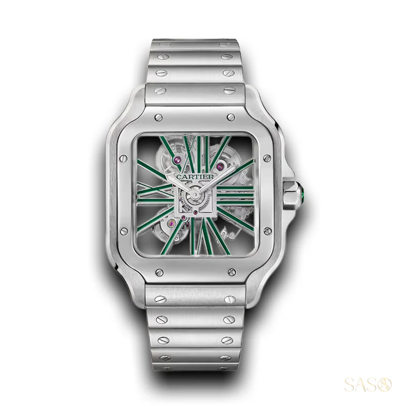 Cartier Santos de Cartier Skeleton WHSA0028